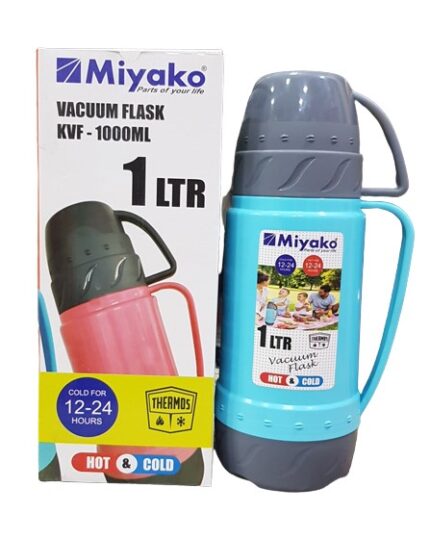 Miyako Vaccum Flask 1 Liter with  Hot & Cool 12-24 Hours Capacity